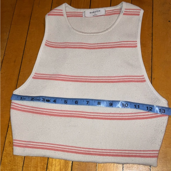 Striped halter crop top - Picture 4 of 8
